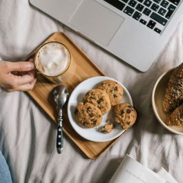 Andrea House Bandeja de bambú Rectangular 27 x 15 x 1,5 cm