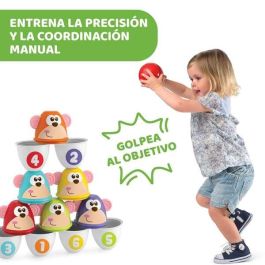 Juego de bolos animales con pelota 11x15x9 cm