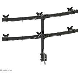 Neomounts FPMA-D700D6 Soporte de mesa para 6 monitores de 19" a 27" (69 cm) y 8 kg, ajuste de altura, negro