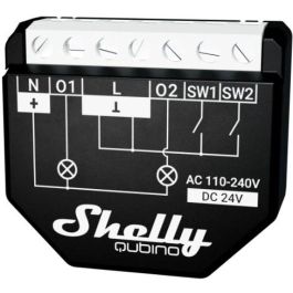 Shelly Wave 2PM Relé Inteligente Empotrable 2 Canales con Medición de Potencia 16A Precio: 48.50000045. SKU: B1E2MVJNWG