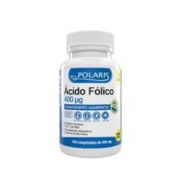 POLARIS Ácido Fólico 400mcg 100 Comprimidos: Apoya el Sistema Inmune y Crecimiento Materno en el Embarazo, Sin Gluten Precio: 10.5000005. SKU: B1EZJYVTQ5