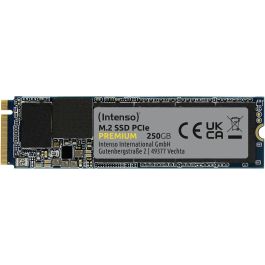 Intenso SSD M.2 250GB Premium NVMe PCIe 3.0 x4 para PC/Portátil – 2100 MB/s Lectura, 1100 MB/s Escritura