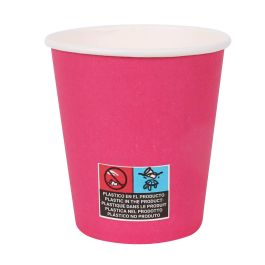 Set de 24 vasos de cartón fucsia 200 cc Algon (36 Cajas) Set de 24 vasos de cartón fucsia 200 cc Algon (36 Cajas)