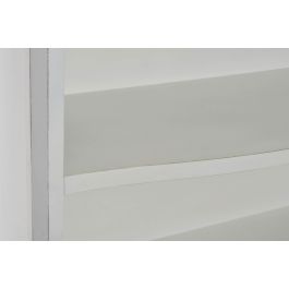 DKD Home Decor Librería Tradicional Versalles3 de Madera Abeto Blanca con 4 estantes y 1 cajón 85x35x180 cm