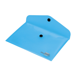 Liderpapel 44232 Carpeta Dossier Polipropileno DIN A6 Azul Translucido