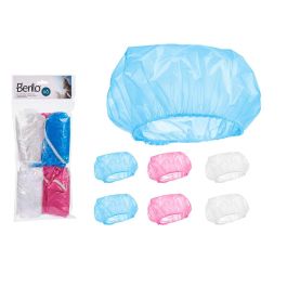 Set 6 Gorros Ducha Surtidos Colores Berilo 11X24CM (48 Unidades) Precio: 27.50000033. SKU: B1AD32Y89P