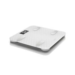 Báscula Digital de Baño LAICA Blanco Plateado Báscula Digital de Baño LAICA Blanco Plateado