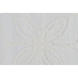 Cortina Boho DKD Home Decor Blanco 260 x 140 cm (2 Unidades)