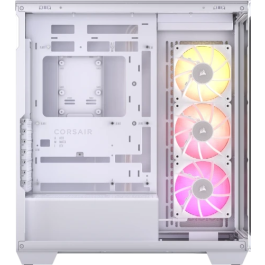Corsair iCUE LINK 3500X RGB Midi Torre PC Blanco con Ventiladores 120mm, CC-9011281-WW