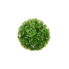 Bola Redonda 17Cm Hojas Verdes Flores Blancas Ibergarden (12 Unidades) Bola Redonda 17Cm Hojas Verdes Flores Blancas Ibergarden (12 Unidades)