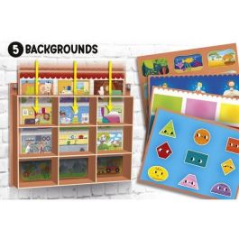 Lisciani Giochi LIS8008324103164 Robusto Tablón de Anuncios Montessori - Ideal para Actividades Educativas