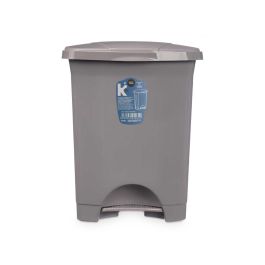 Papelera de Pedal Gris Arte Regal 10L 27x33.5x22 cm (8 Unidades) Papelera de Pedal Gris Arte Regal 10L 27x33.5x22 cm (8 Unidades)