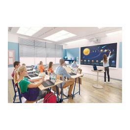 Epson EB-775F Proyector Láser Alcance Ultracorto 4100 Lúmenes 1080p Full HD 3LCD, Relación de Proyección 0.25-0.35:1, 2.500.000:1 Contraste, 16W Altavoz, Wi-Fi, Miracast, Negro