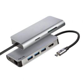 Docking USB Tipo-C NGS WonderDock8/ 3xUSB/ 1xUSB Tipo-C DP/ 1xHDMI/ 1xRJ45/ 1xLector Tarjetas SD Docking USB Tipo-C NGS WonderDock8/ 3xUSB/ 1xUSB Tipo-C DP/ 1xHDMI/ 1xRJ45/ 1xLector Tarjetas SD