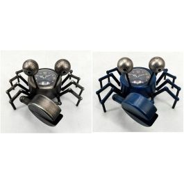 DKD Home Decor Reloj Sobremesa Vintage Azul Plateado 22 x 14 x 23 cm (2 Unidades) Precio: 26.48448. SKU: S3016639