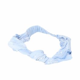 Inca Bandana de Tela con Nudo para Niños, Algodón, Accesorios para el Cabello Elástico, Color Azul Celeste con Dibujos Blancos, 1 Unidad Precio: 4.58999948. SKU: B1C7X7T3ML