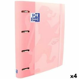 Carpeta de anillas Oxford TOUCH Rosa A4+ (4 Unidades) Carpeta de anillas Oxford TOUCH Rosa A4+ (4 Unidades)
