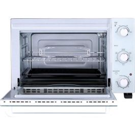 Continental Edison CEMF35W Mini Horno Eléctrico 35L Blanco 1500W con Asador y Circulación Natural