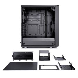Fractal Design FD-CA-MESH-C-BKO-TG Caja PC Midi Tower Negro con Ventana Lateral y Gestión de Cables