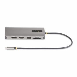Hub USB Startech 154B-USBC-MULTIPORT Gris 100 W