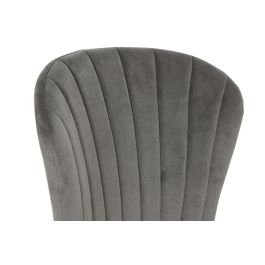 DKD Home Decor Silla Glam Gris Claro Dorado 49 x 84 x 54 cm (2 Unidades)