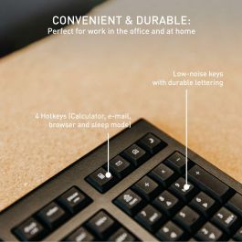 Teclado Inalámbrico Cherry JK-3000ES-2 Negro Qwerty Español