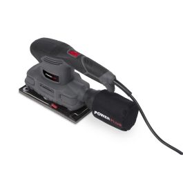 Powerplus POWE40010 Lijadora Orbital 180W, 12000 rpm, 24000 opm, Placa 93x187mm, Extracción Polvo, Incluye 5 Lijas