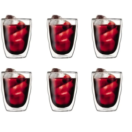 Bodum Juego de 6 Vasos Térmicos Pilatus de Doble Pared - 0,35 l - Transparente Precio: 52.78999979. SKU: B18WYW7WX2