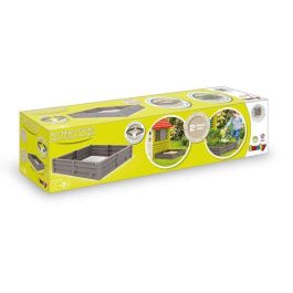 Arenero con 2 usos, usa la arena para jugar o para cultivar. capacidad 60-70 litros. 77x76x17 cm Arenero con 2 usos, usa la arena para jugar o para cultivar. capacidad 60-70 litros. 77x76x17 cm