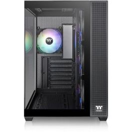 Thermaltake View 380 TG ARGB Midi Tower PC Gaming Negro con Vidrio Templado y Ventiladores Iluminados