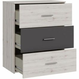 ADRIA ADRIAIRDK211J51 Cómoda 3 cajones Roble fresno Gris liso 75,2x41,3x89,7 cm ADRIA ADRIAIRDK211J51 Cómoda 3 cajones Roble fresno Gris liso 75,2x41,3x89,7 cm