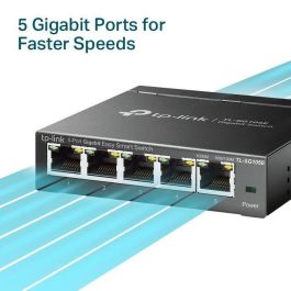 Switch TP-Link Easy Smart TL-SG105E 5 Puertos/ RJ-45 10/100/1000 Switch TP-Link Easy Smart TL-SG105E 5 Puertos/ RJ-45 10/100/1000