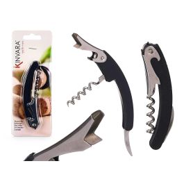 Sacacorchos Kinvara Negro Cromado - 64gr, 11x11x2.5 cm, Metal (36 Unidades) Precio: 46.49999992. SKU: B12AVRHZYW
