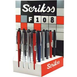 Boligrafo Scrikss Mixto 108 Chrome Expositor De 36 Precio: 155.50000037. SKU: B16TJAAX9Q