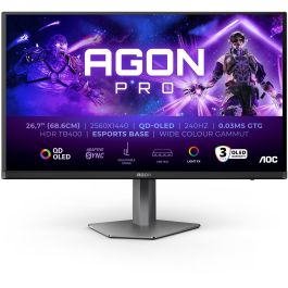 AOC AGON PRO AG276QZD2 Monitor Gaming 27" QHD (2560x1440) QD-OLED 0.03ms Gris