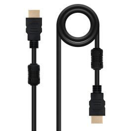 Nanocable 10.15.1810 Cable HDMI 1.4 Alta Velocidad con Ethernet Macho-Macho, Soporta 4K, 3D, Oro 24K, 10m Negro Nanocable 10.15.1810 Cable HDMI 1.4 Alta Velocidad con Ethernet Macho-Macho, Soporta 4K, 3D, Oro 24K, 10m Negro