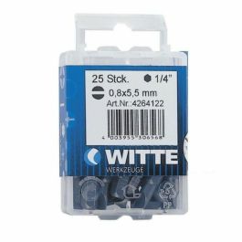 Juego de puntas WITTE Plana 15 Unidades 15 Piezas Juego de puntas WITTE Plana 15 Unidades 15 Piezas
