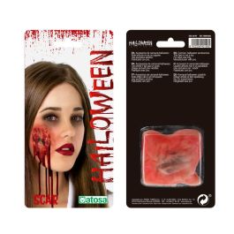 Cicatriz Herida Sangrienta Adhesiva 24x10 cm Halloween