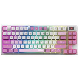 MSI Forge GK600 TKL W Violet ES Teclado Gaming USB Tipo C Español Rosa Blanco Precio: 77.50000027. SKU: B1FWD9MPM9