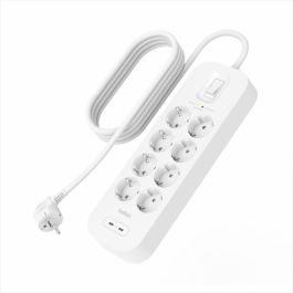 Belkin Regleta De Proteccion Contra Sobretensiones Con 8 Tomas + 2 Usb-C Botón De Apagado Y Encendido 2 Metros Blanco Precio: 30.94999952. SKU: B1KGKXXY5C