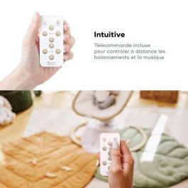 Babymoov BAB3661276185319 Columpio Baby Swoon Hoop con mando a distancia, ultraconfort, asiento giratorio 90°, arco de juego