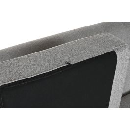 DKD Home Decor Sofá Scandi Chaiselongue de Poliéster Gris 144 x 84 x 226 cm