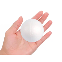 Liderpapel Bolas de Espuma Blanca para Manualidades, 7 cm, Bolsa 6 Unidades