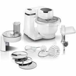 Bosch MUMS2AW21 Procesador de Alimentos Serie 2, 700W, 3.8L, 4 velocidades, Picadora de carne, 3 discos, Blanco Precio: 190.50000057. SKU: B1876T6ZK5