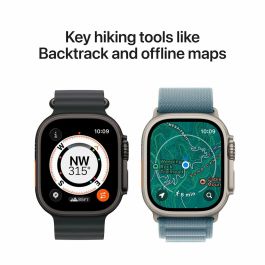 Apple Watch Ultra 3 Cellular de Titanio 49mm Negro (Correa Trail Loop Negro/Carbón) Talla S/M