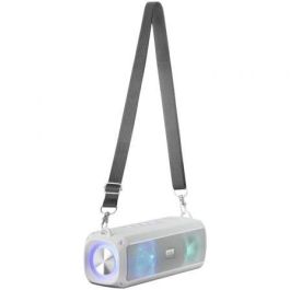 Mars Gaming MSB-XT Altavoz Portátil 2en1 Barra de Sonido Bluetooth 20W con RGB, 4 Drivers, 8h Autonomía Blanca