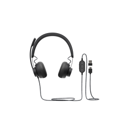 Logitech Zone Wired Teams, 20 - 16000 / 100 - 16000 Hz, 99 / -48 dB, 32 Ohm, USB C, 1.9 m Precio: 124.69000027. SKU: S55080598