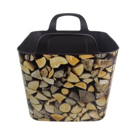Cesta flexible para leña modelo Troncos 40x40x31 cm de plástico Cesta flexible para leña modelo Troncos 40x40x31 cm de plástico Precio: 11.49999972. SKU: B17WTPGLLB