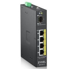 Zyxel RGS100-5P Switch No Administrado L2 Gigabit Ethernet 4 Puertos PoE Negro