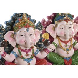 Figura Indio DKD Home Decor Multicolor 10 x 21 x 18 cm (2 Unidades) Figura Indio DKD Home Decor Multicolor 10 x 21 x 18 cm (2 Unidades)